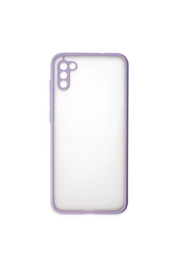 Evimdeyokyok Samsung Galaxy A11 Kılıf Montreal Silikon Kapak - Mor