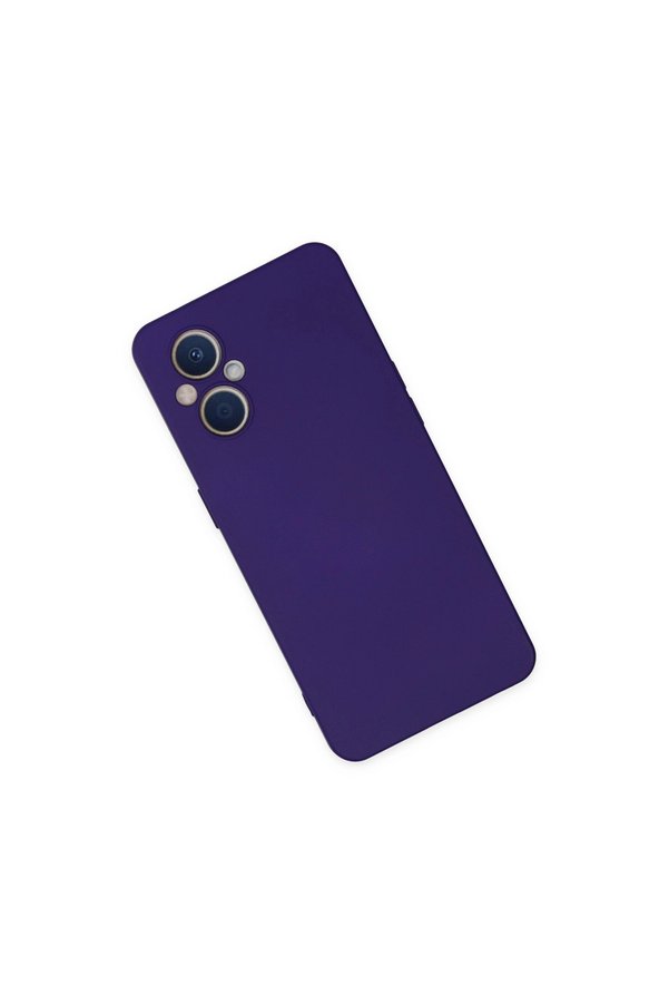 Evimdeyokyok Oppo Reno 7 Lite Kılıf Nano İçi Kadife Silikon - Mor
