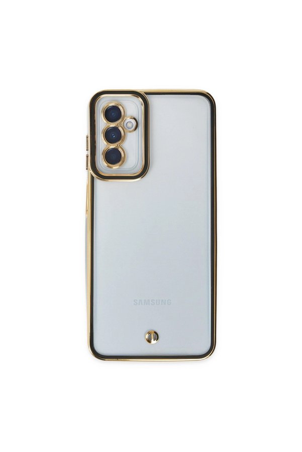 Evimdeyokyok Samsung Galaxy M23 Kılıf Liva Lens Silikon - Siyah