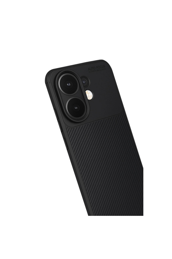 Evimdeyokyok Vivo V60 5G Auto Focus Karbon Kapak - Siyah