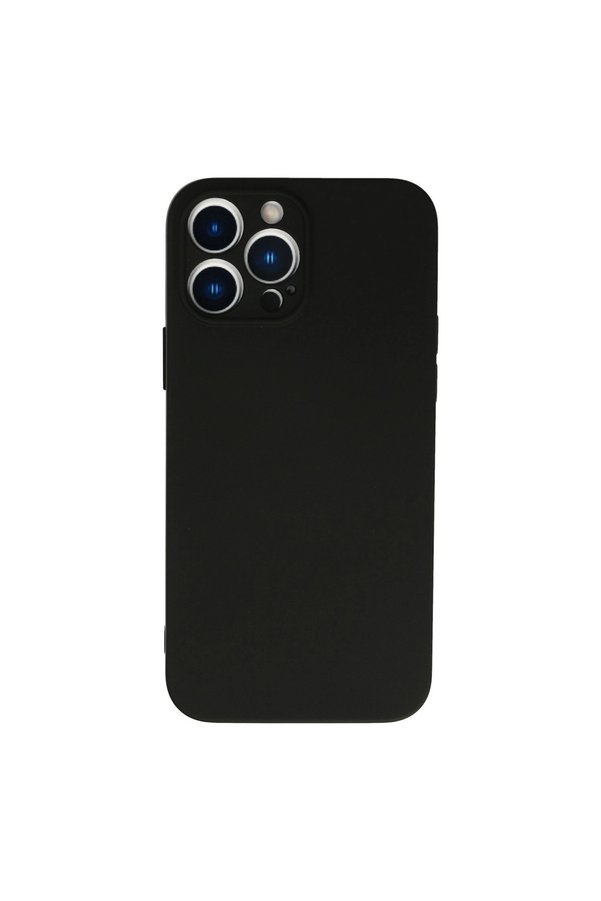 Evimdeyokyok Apple İphone 13 Pro Max Kılıf Nano İçi Kadife Silikon - Siyah