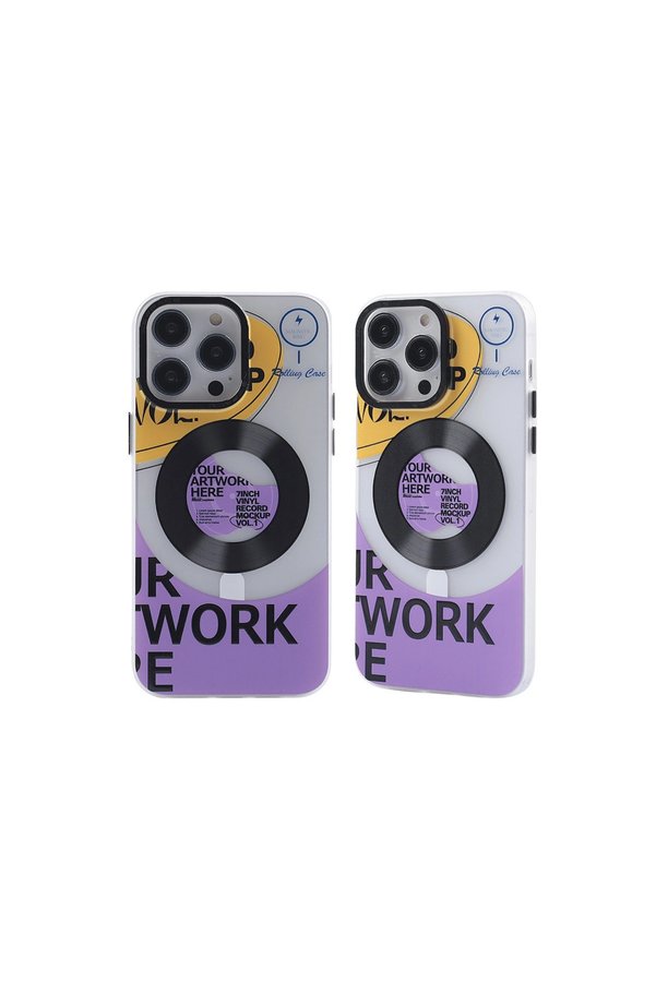 Evimdeyokyok Apple İphone 14 Pro Kılıf Apollo Magneticsafe Desenli Kapak - Apollo Şeffaf - 6