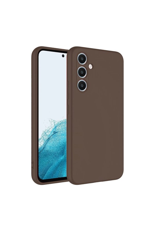 Evimdeyokyok Samsung Galaxy A16 5G Kılıf First Silikon - Kahverengi