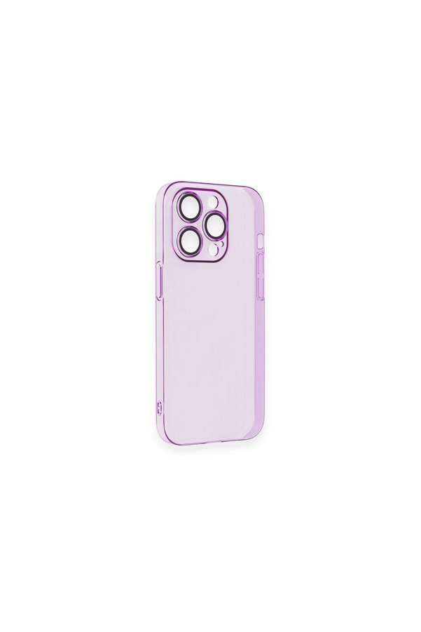 Evimdeyokyok Apple İphone 14 Pro Max Kılıf Armada Lensli Kapak - Mor
