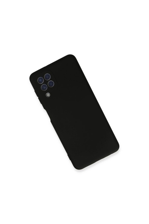 Evi̇mdeyokyok Samsung Galaxy A22 Kılıf Nano İçi̇ Kadi̇fe Si̇li̇kon - Si̇yah