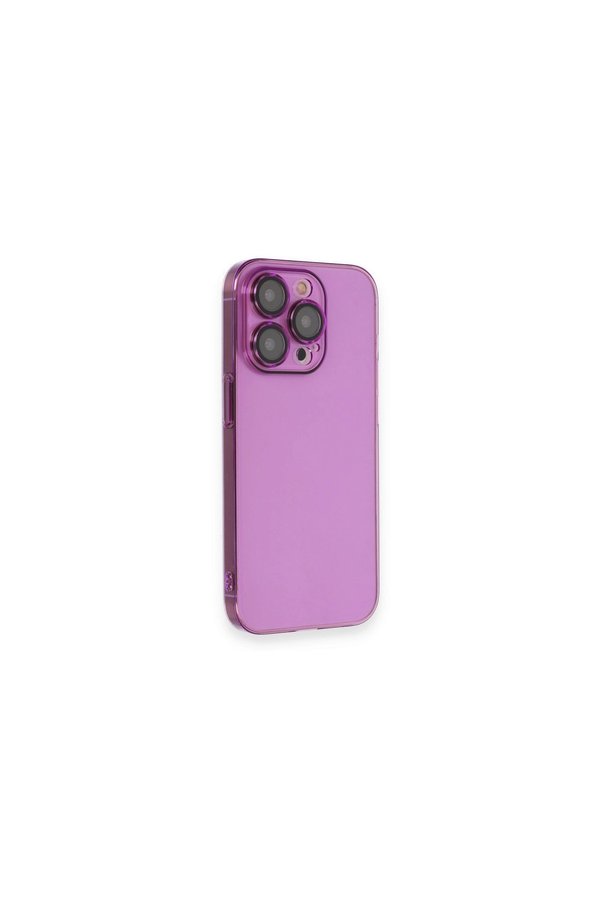 Evimdeyokyok Apple İphone 14 Pro Max Kılıf Armada Lensli Kapak - Mor