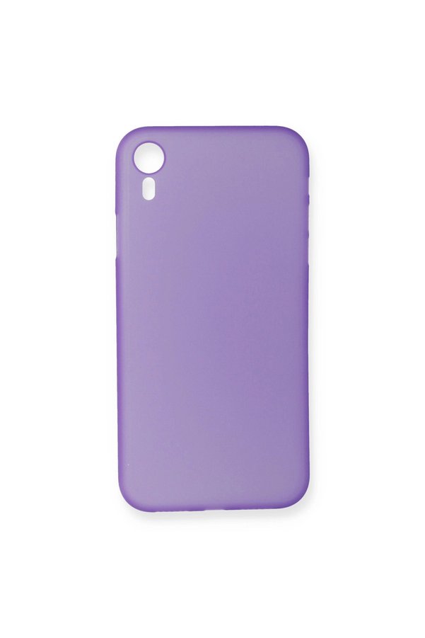 Evimdeyokyok Apple İphone Xr Kılıf Pp Ultra İnce Kapak - Mor
