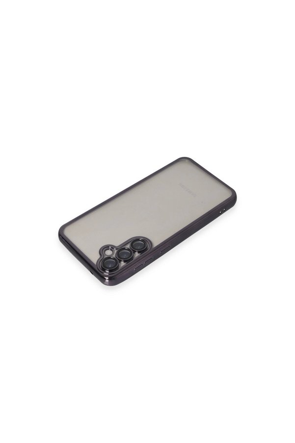Evi̇mdeyokyok Samsung Galaxy S23 Fe Kılıf Razer Lensli̇ Si̇li̇kon - Mor