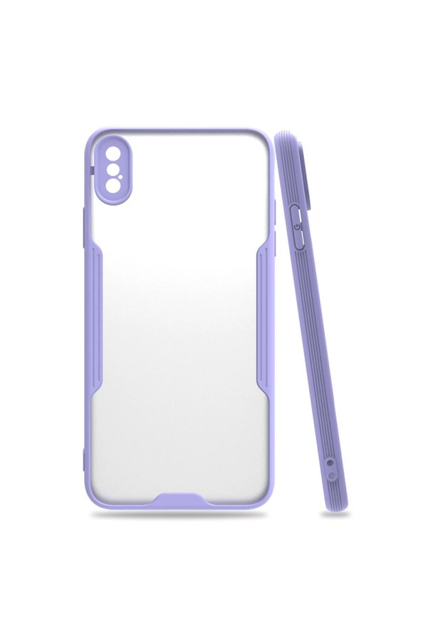 Evimdeyokyok Apple İphone Xs Max Kılıf Platin Silikon - Lila