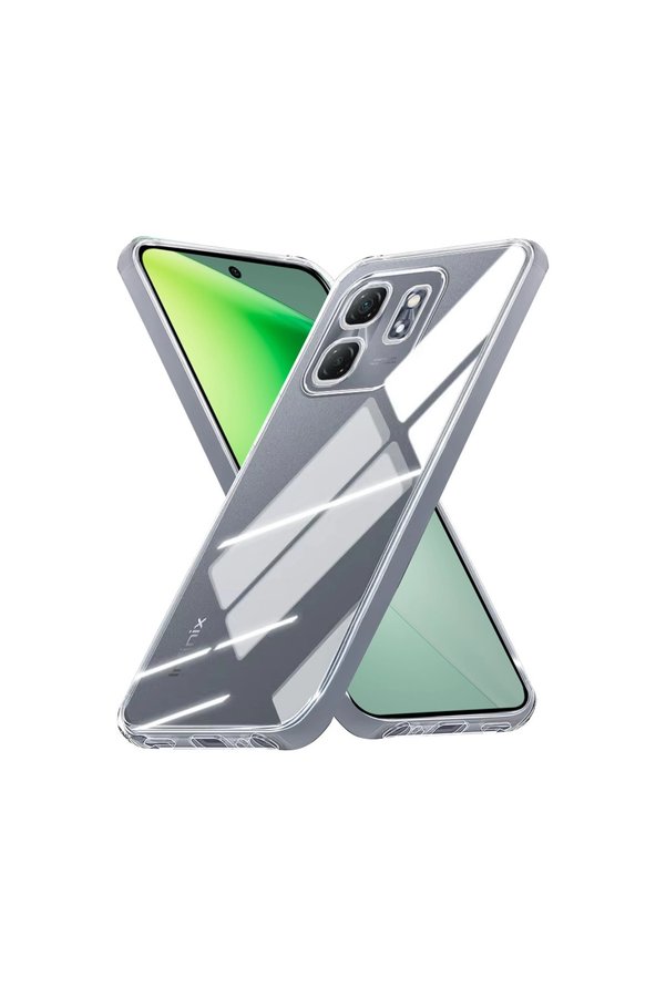 Evimdeyokyok İnfinix Smart 9 Kılıf Lüx Şeffaf Silikon