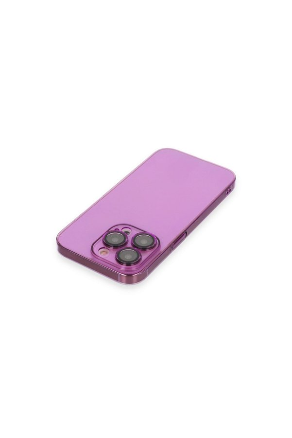 Evimdeyokyok Apple İphone 14 Pro Max Kılıf Armada Lensli Kapak - Mor