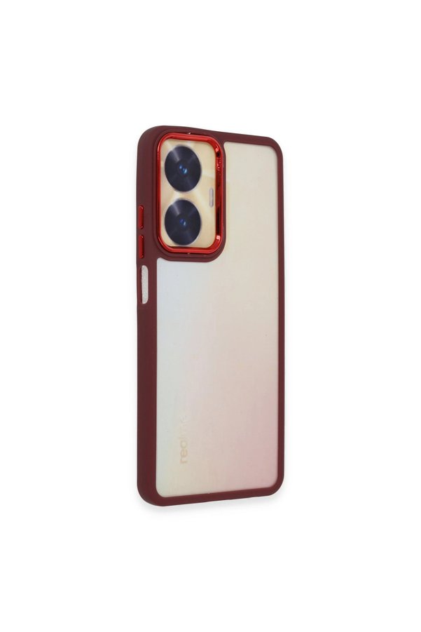 Evi̇mdeyokyok Realme C55 Kılıf Dora Kapak - Kırmızı