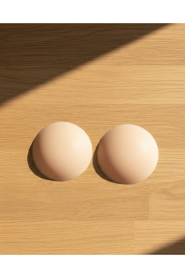 No Brand İnce Silikon Nipple Cover Görünmez Ve İz Yapmaz Tasarım - Mmmmmm3583-5091