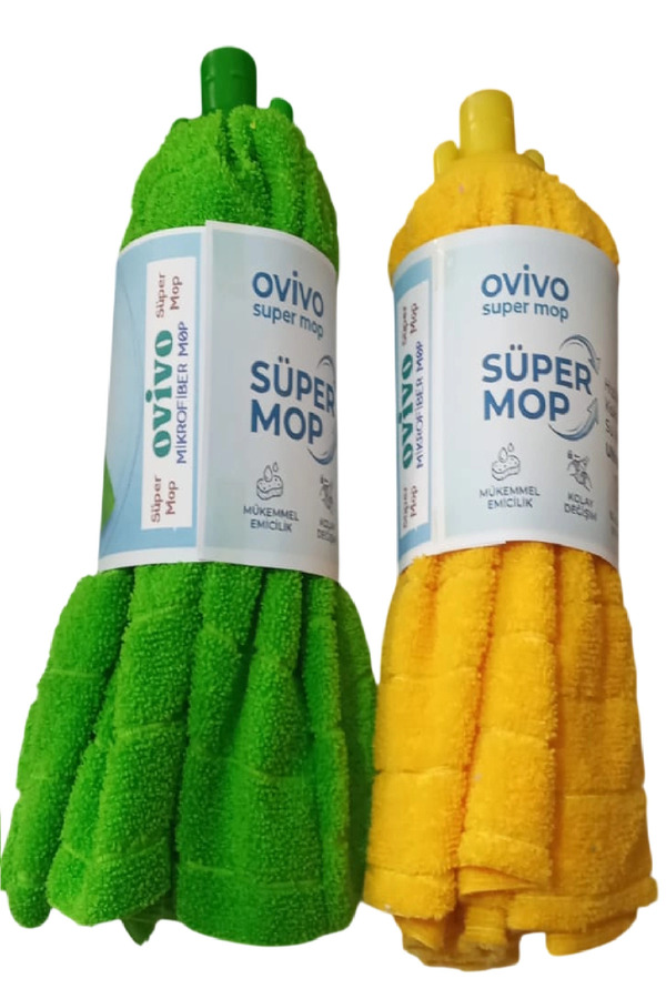Ovivo Mikrofiber Süper Mop Yedek Ucu 2 Adet