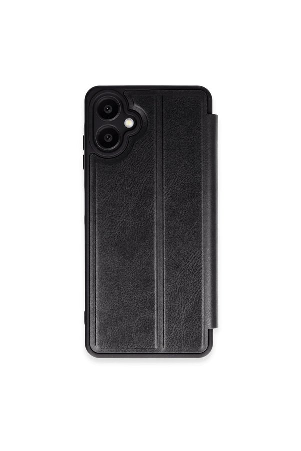 Evimdeyokyok Samsung Galaxy A06 Kılıf Flip Cover - Siyah