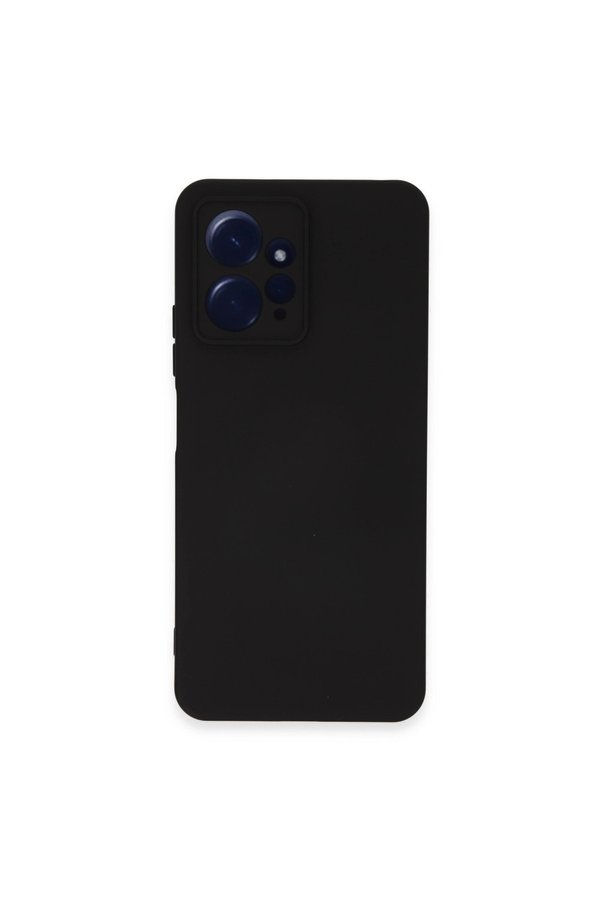 Evimdeyokyok Xiaomi Redmi Note 12 4G Kılıf Nano İçi Kadife Silikon - Siyah