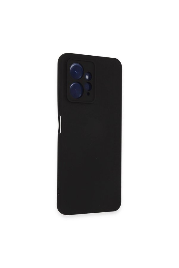 Evimdeyokyok Xiaomi Redmi Note 12 4G Kılıf Nano İçi Kadife Silikon - Siyah