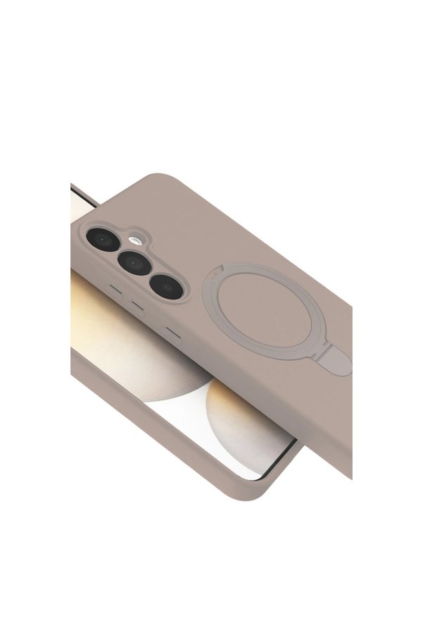 Evi̇mdeyokyok Samsung Galaxy A25 5G Regal Magsafe Standlı Kapak - Çöl Ti̇tanyum