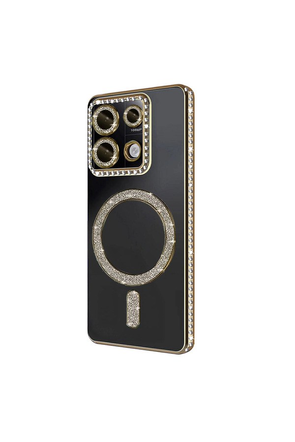 Evi̇mdeyokyok Xi̇aomi̇ Redmi̇ Note 13 Pro 4G Joke Si̇mli̇ Magneti̇csafe Kılıf - Gold