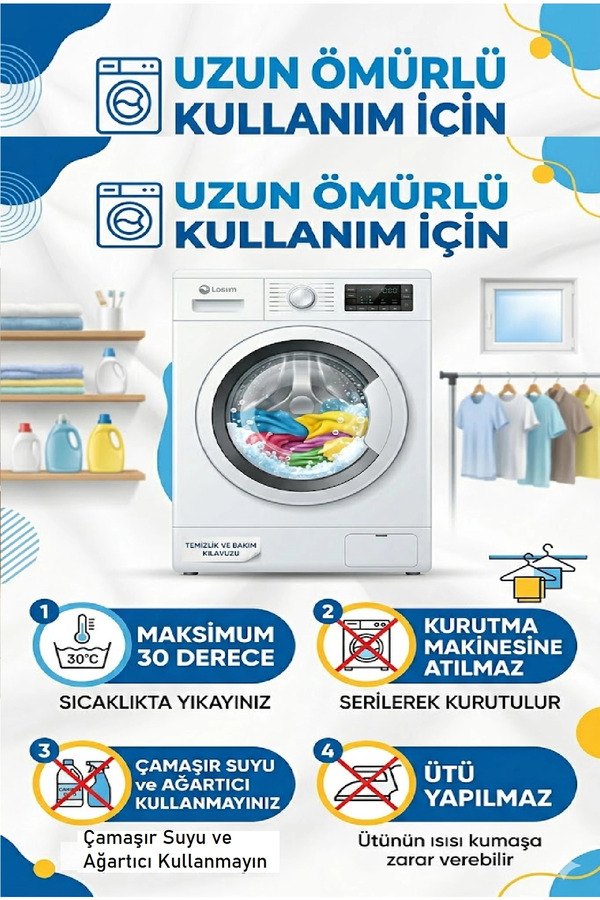 Mycey 2 Adet 50X70 Cm Kapitoneli Yastık Koruyucu Kılıf Fermuarlı