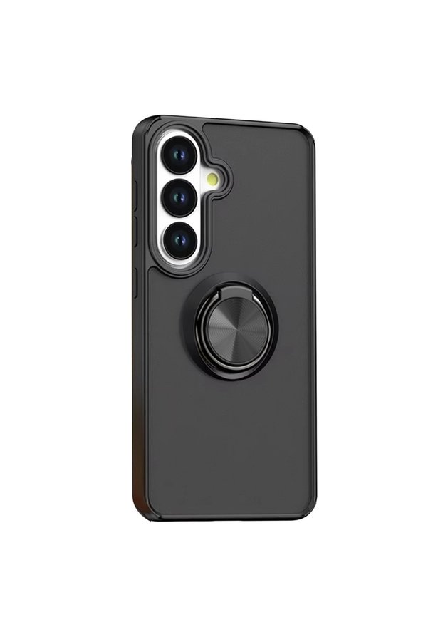 Evi̇mdeyokyok Samsung Galaxy S26 Plus Montreal Yüzüklü Si̇li̇kon Kapak - Si̇yah