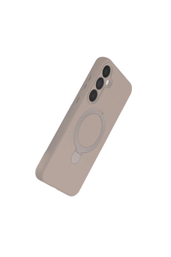Evi̇mdeyokyok Samsung Galaxy A25 5G Regal Magsafe Standlı Kapak - Çöl Ti̇tanyum