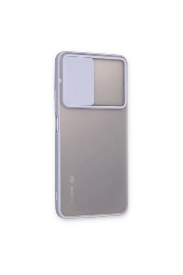 Evimdeyokyok Xiaomi Redmi Note 11 Pro Plus 5G Kılıf Palm Buzlu Kamera Sürgülü Silikon - Lila