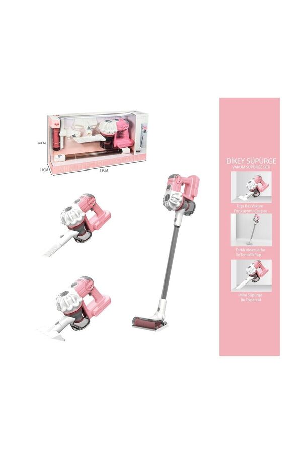 Ethab Ticaret Ls8803C Dikey Elektrik Süpürgesi Pembe - 1 Adet