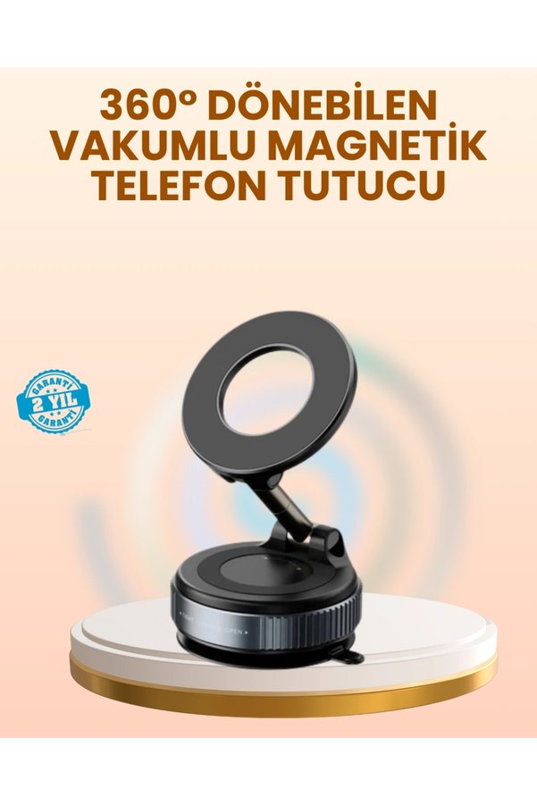 Epilons Vakumlu Manyetik Araç Telefon Tutucu Güçlü Tutuş