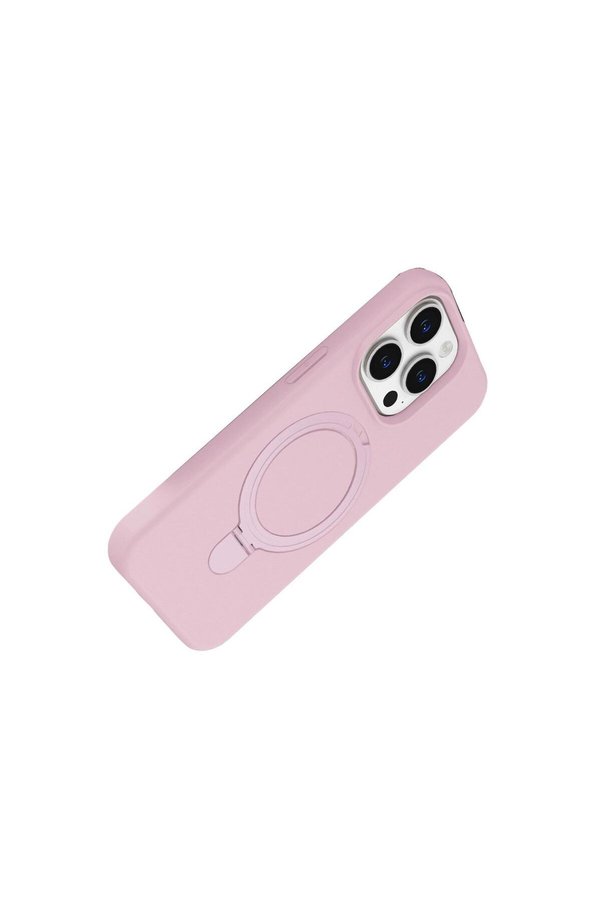 Ethab Ticaret Glb-Stl41414 Apple İphone 14 Pro Max Regal Magsafe Standlı Kapak - Açık Pembe