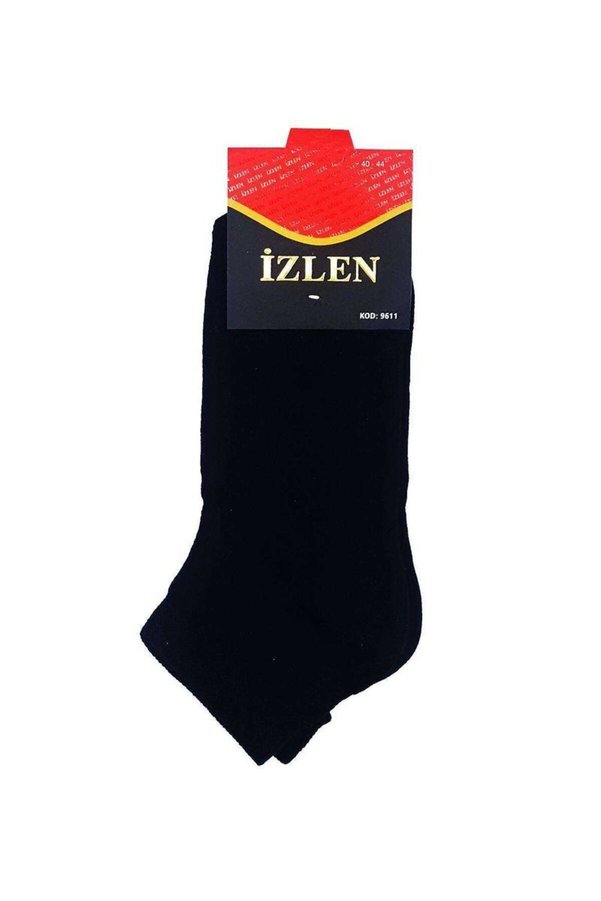 Ethab Ticaret Glb-Stl41414 Siyah Erkek Kısa Spor Çorap 9 Çift