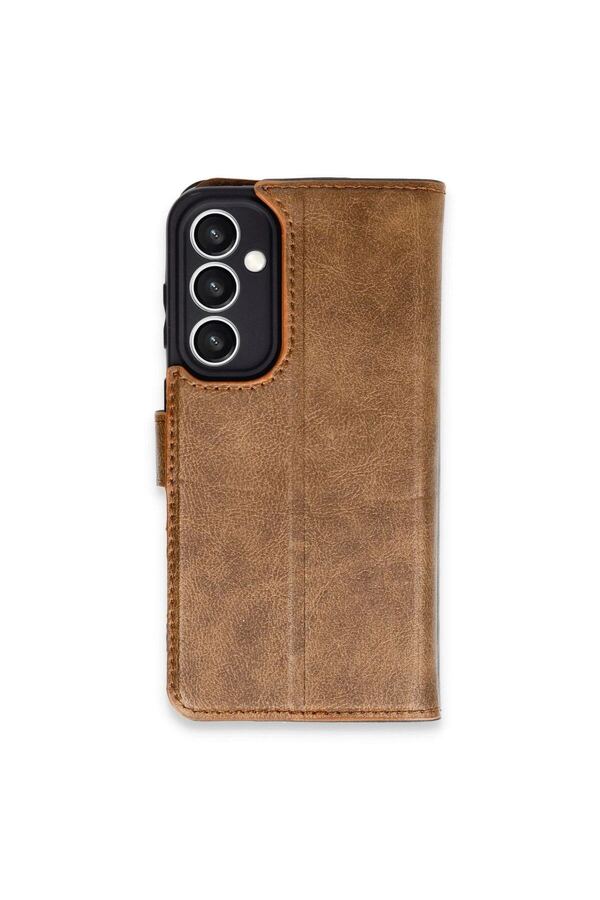 Ethab Ticaret Glb-Stl41414 Redmi Note 13 Pro 5G Kılıf Flip Cover - Taba