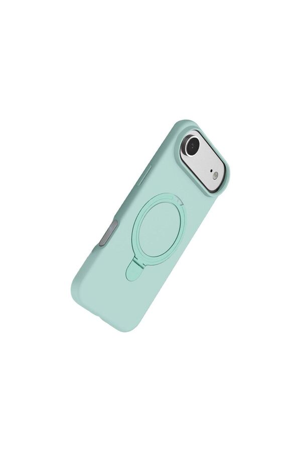 Ethab Ticaret Glb-Stl41414 İphone 17 Air Regal Magsafe Standlı Kapak - Su Yeşili