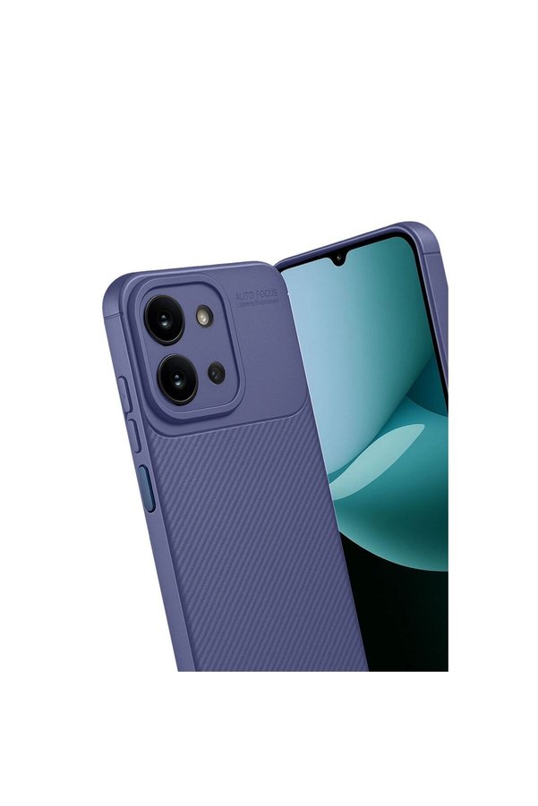Ethab Ticaret Glb-Stl41414 Xiaomi Redmi 15C 4G Auto Focus Karbon Kapak - Lacivert