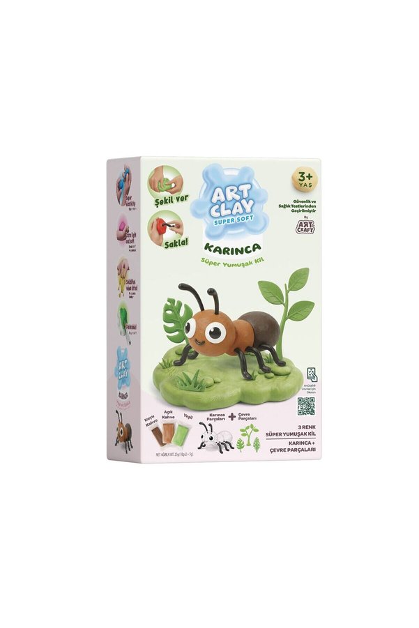Ethab Ticaret 04148 Art Clay Minik Canlılar Süper Hafif Kil(Belirtilen Fiyat, Tekli Satış İçin Adet Fiyatıdır.) -