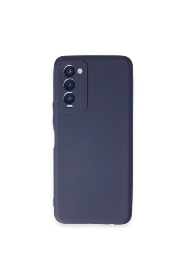 Evimdeyokyok Tecno Camon 18 Kılıf First Silikon - Lacivert