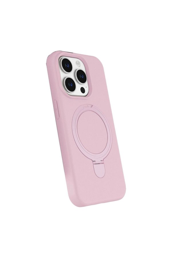 Ethab Ticaret Glb-Stl41414 Apple İphone 14 Pro Max Regal Magsafe Standlı Kapak - Açık Pembe