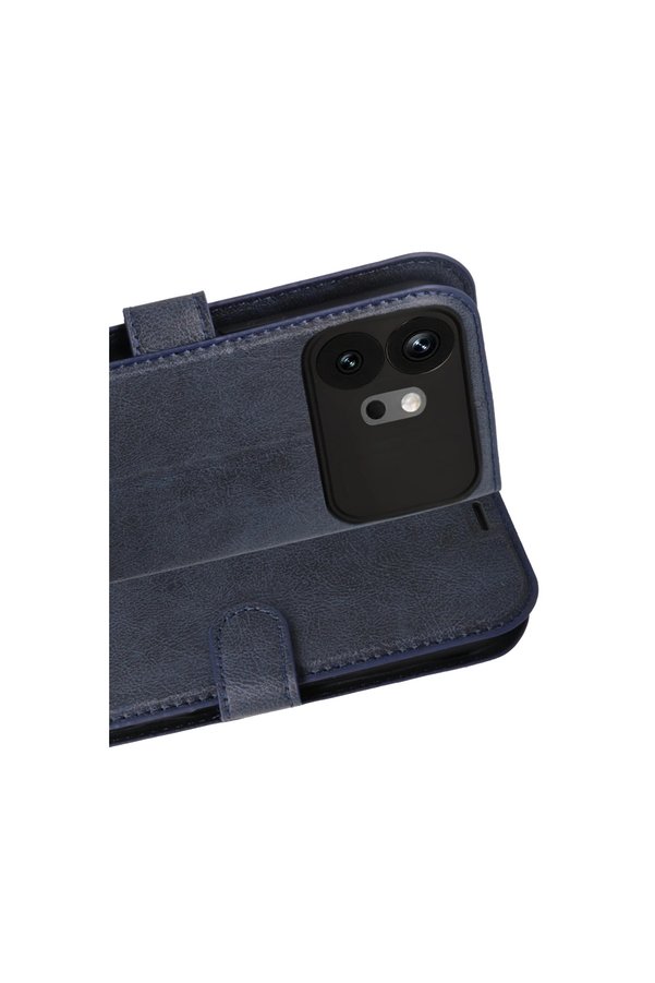 Evimdeyokyok Huawei Honor 600 Trend S Plus Kapaklı Kılıf - Lacivert