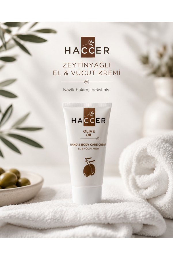 Haccer Doğal El Ve Vücut Nemlendirici Bakım Kremi 150 Ml