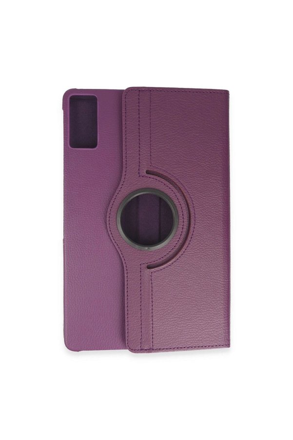 Ethab Ticaret Glb-Stl41414 Xiaomi Redmi Pad Se Kılıf 360 Tablet Deri Kılıf - Mürdüm