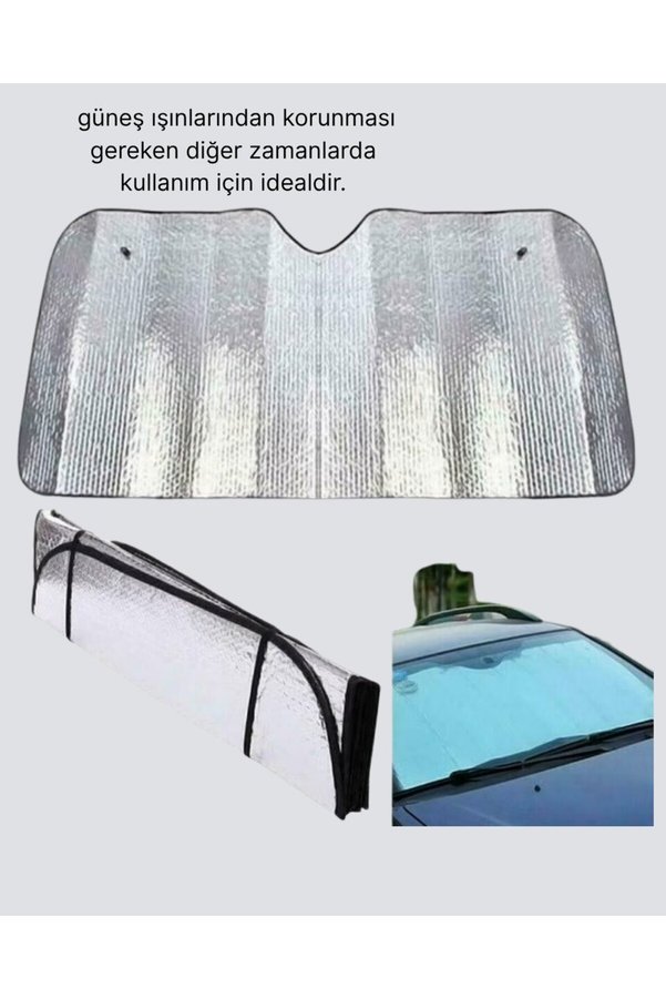 Ezere Katlanabilir Araba Güneşliği – Uv Işınlarına Karşı Maksimum Koruma - Karbul6913-8902