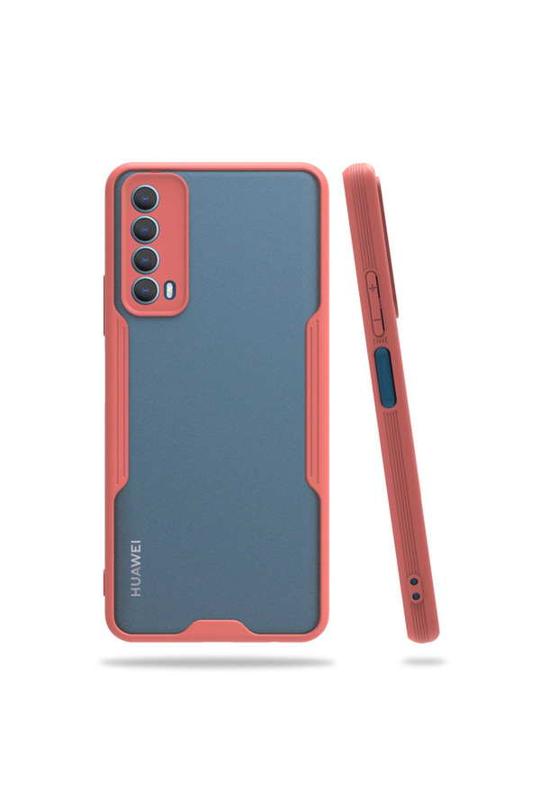 Evimdeyokyok Huawei P Smart 2021 Kılıf Platin Silikon - Pembe