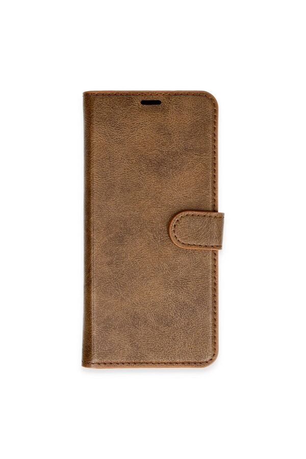 Ethab Ticaret Glb-Stl41414 Redmi Note 13 Pro 5G Kılıf Flip Cover - Taba