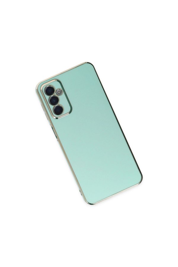 Evimdeyokyok Samsung Galaxy M23 Kılıf Volet Silikon - Açık Yeşil