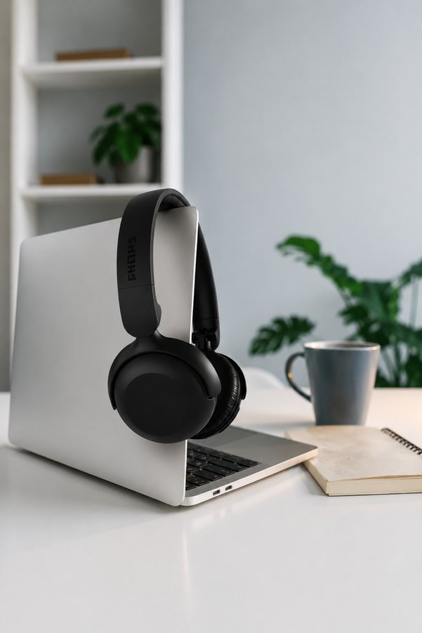 Philips Tah2209Bk/00 Bluetooth Kulak Üstü Kablosuz Kulaklık, 25 Saat Pil, Bluetooth 5.4, Siyah