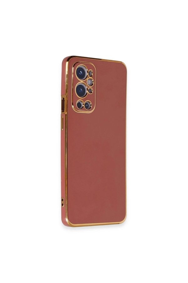 Ethab Ticaret Glb-Stl41414 One Plus 9 Pro Kılıf Volet Silikon - Kırmızı