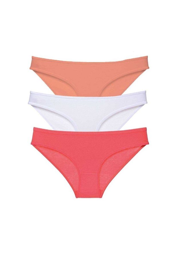Ethab Ticaret Glb-Stl41414 3 Adet Süper Eko Set Likralı Kadın Slip Külot 545