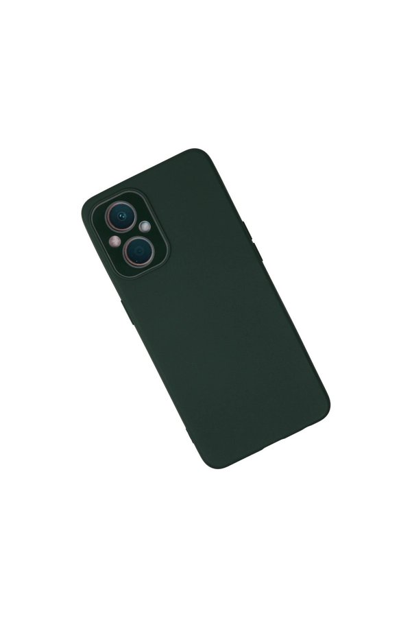Evimdeyokyok Oppo Reno 7 Lite Kılıf Lansman Glass Kapak - Koyu Yeşil