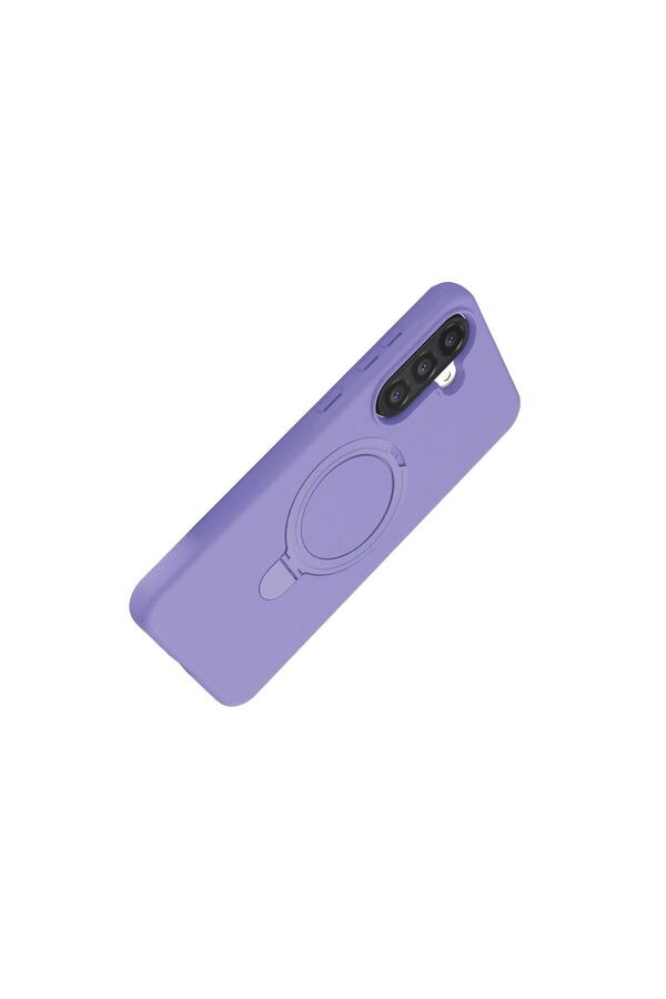 Ethab Ticaret Glb-Stl41414 Samsung Galaxy A26 Regal Magsafe Standlı Kapak - Lila