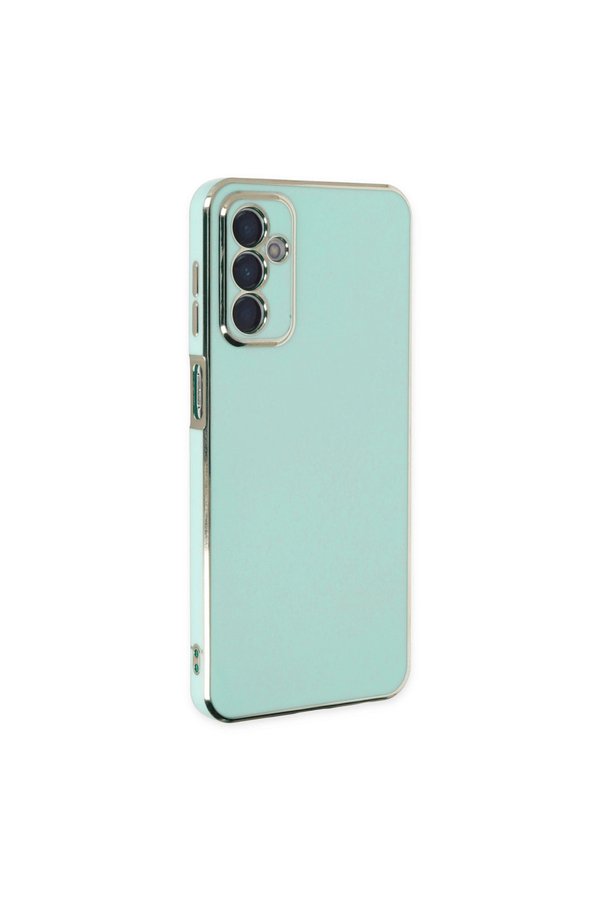 Evimdeyokyok Samsung Galaxy M23 Kılıf Volet Silikon - Açık Yeşil